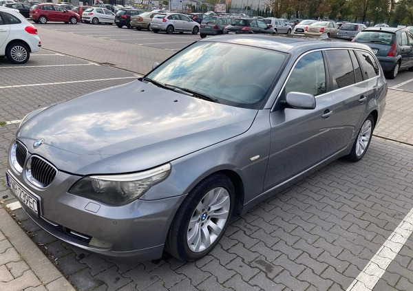 BMW Seria 5 cena 27900 przebieg: 340000, rok produkcji 2008 z Września małe 379